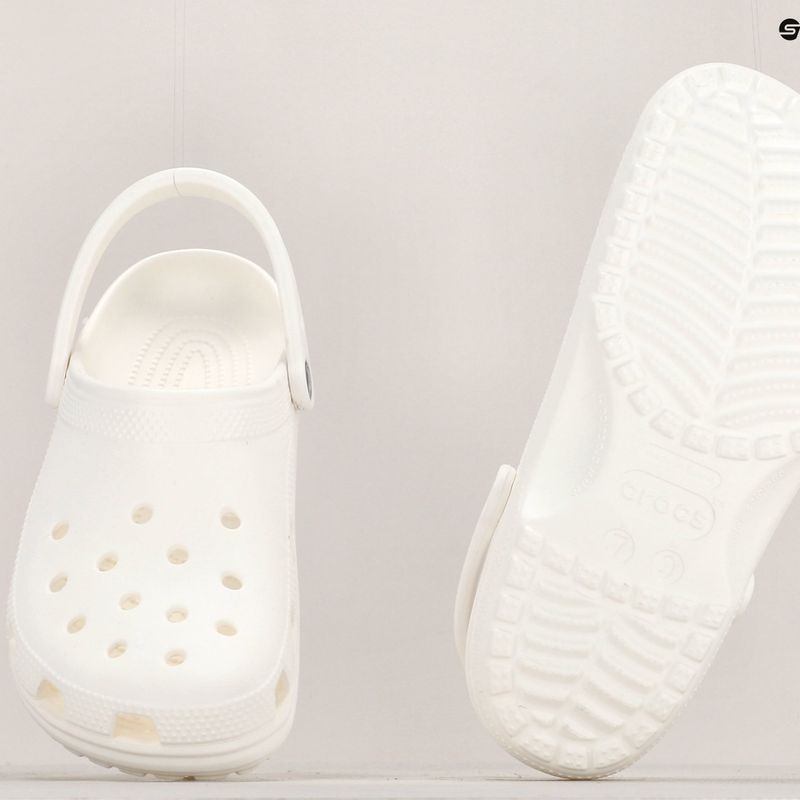 Infradito Crocs Classic bianco da uomo 9