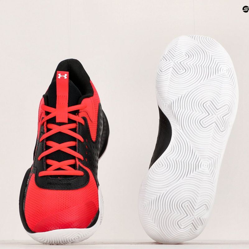 Scarpe da basket Under Armour Jet' 23 rosso/nero/bianco 9