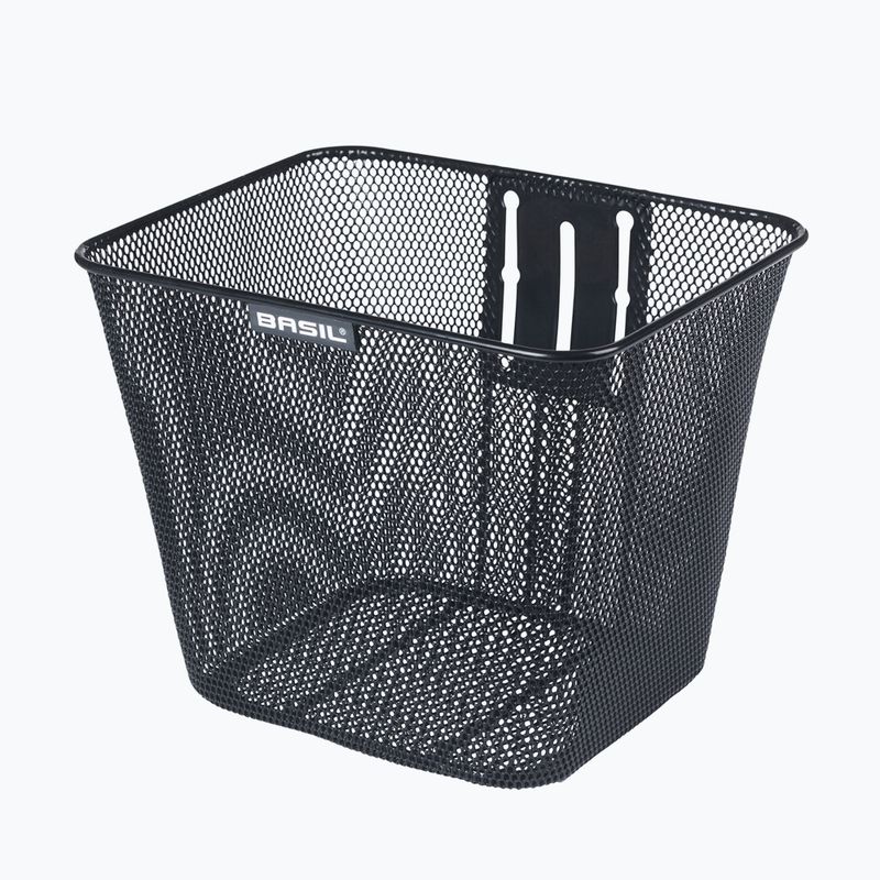 Basil Bilbao FM cestino anteriore per bici + supporto per stelo FM nero