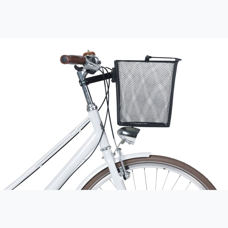 Basil Bilbao BE cestino anteriore per bicicletta + Baseasy Stem Holder nero 6