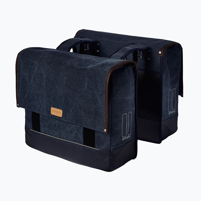 Basil Urban Fold Borsa doppia per bicicletta 40-55 l navy