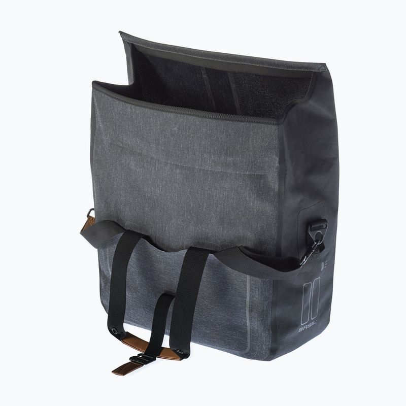 Basil Urban Dry Busy Borsa portabici 20 l carbone melee 3