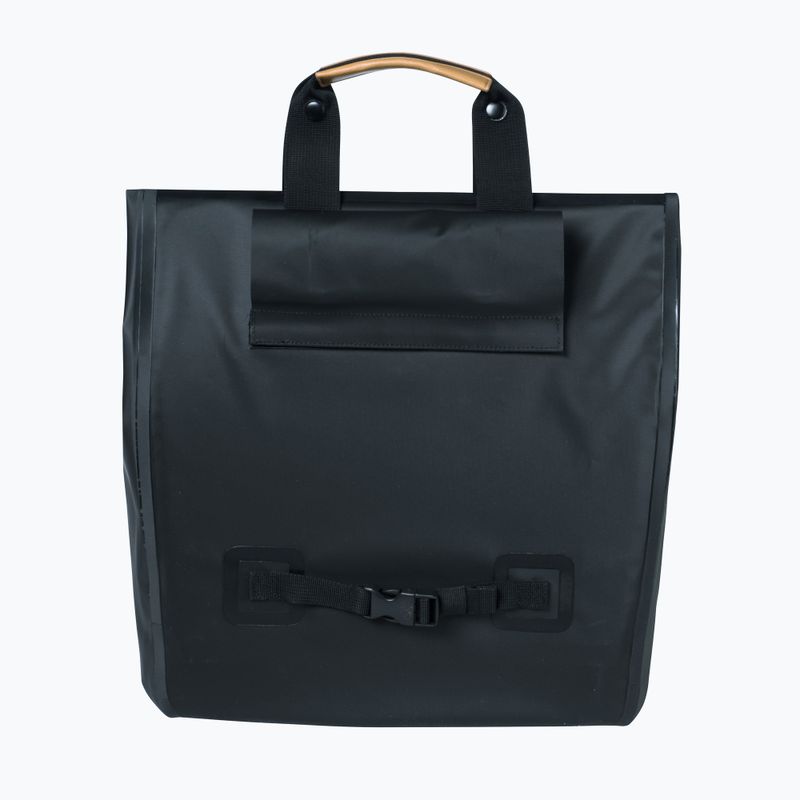 Basil Urban Dry Shopper 25 l nero opaco borsa da bicicletta 2