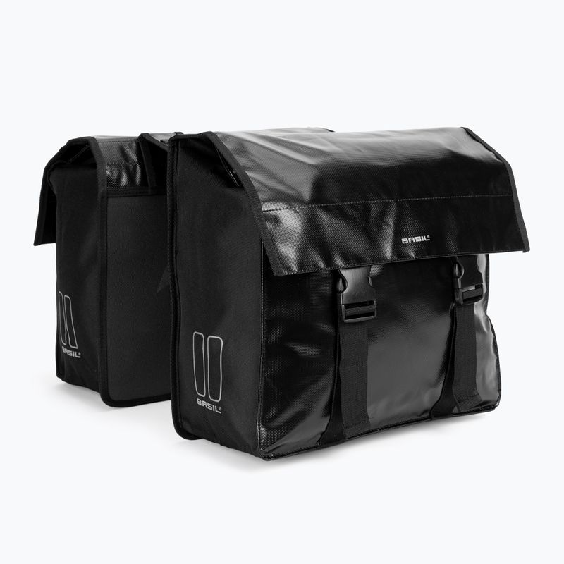 Basil Urban Load Doppia borsa da bici 53 l nero/nero