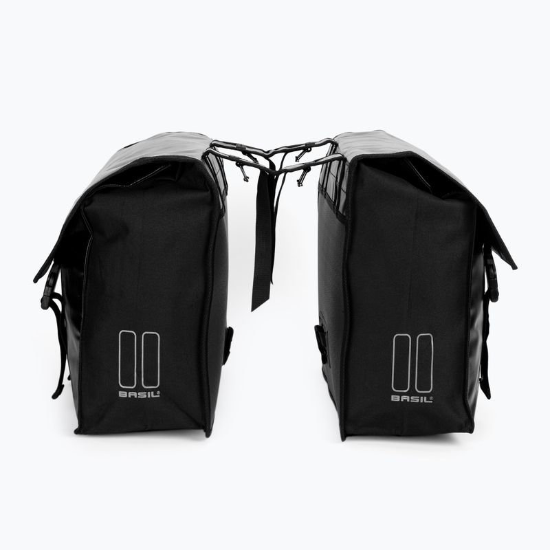 Basil Urban Load Doppia borsa da bici 53 l nero/nero 3