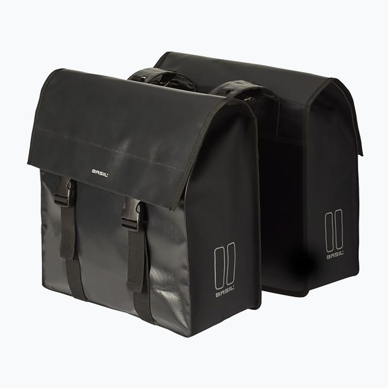 Basil Urban Load Doppia borsa da bici 53 l nero/nero 7