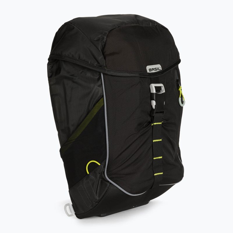 Basil Miles Daypack 17 l nero/lime borsa da bicicletta