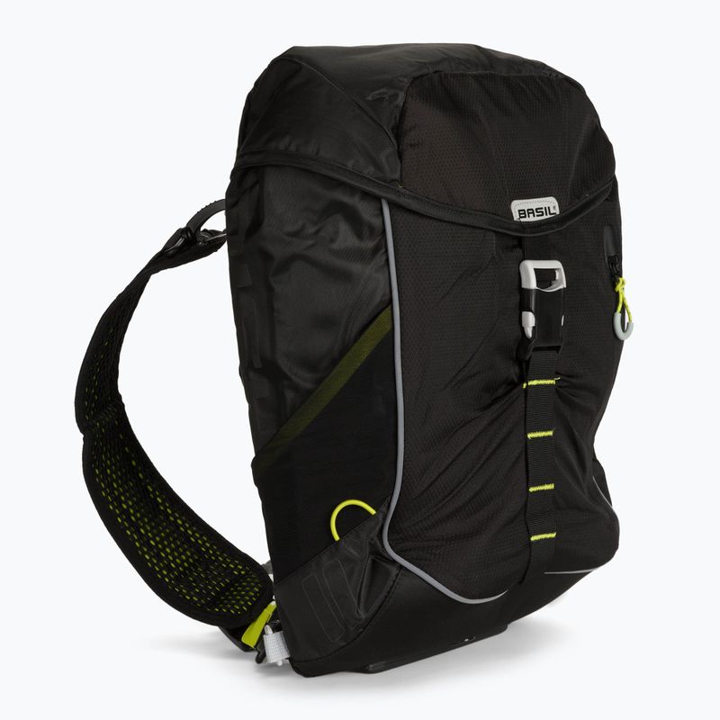 Basil Miles Daypack 17 l nero/lime borsa da bicicletta 3