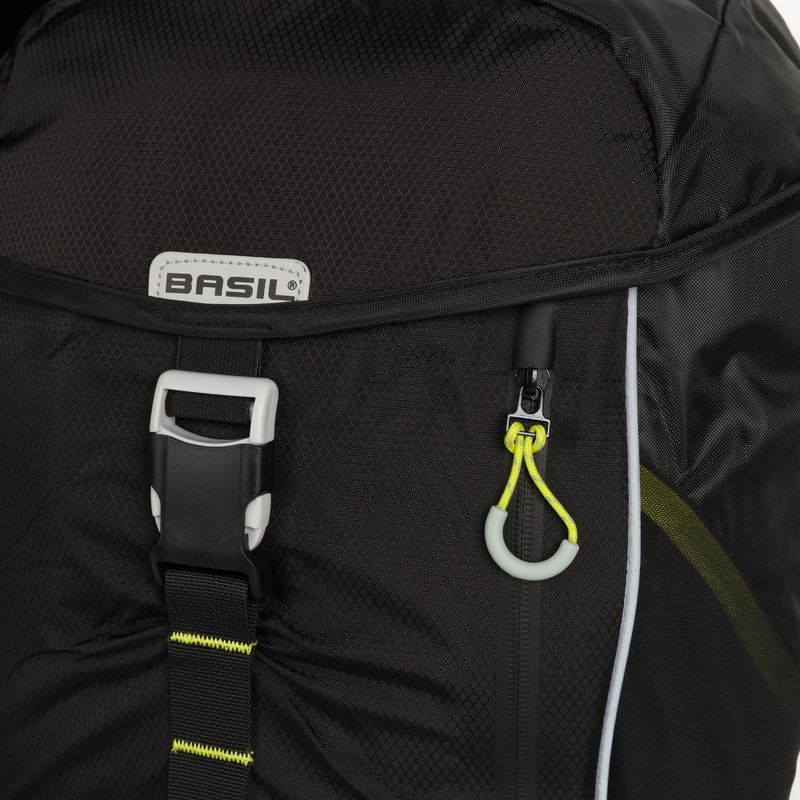 Basil Miles Daypack 17 l nero/lime borsa da bicicletta 9