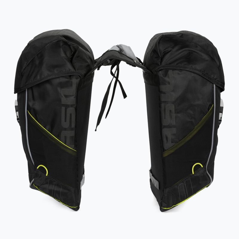 Basil Miles Borsa doppia per bici 34 l nero/lime 4