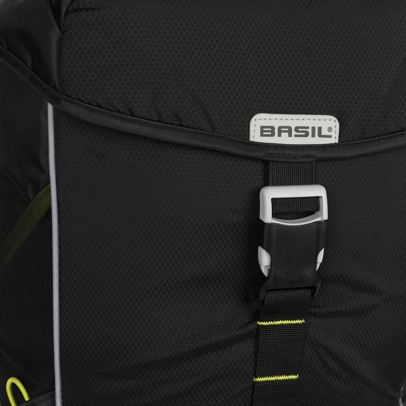 Basil Miles Borsa doppia per bici 34 l nero/lime 5