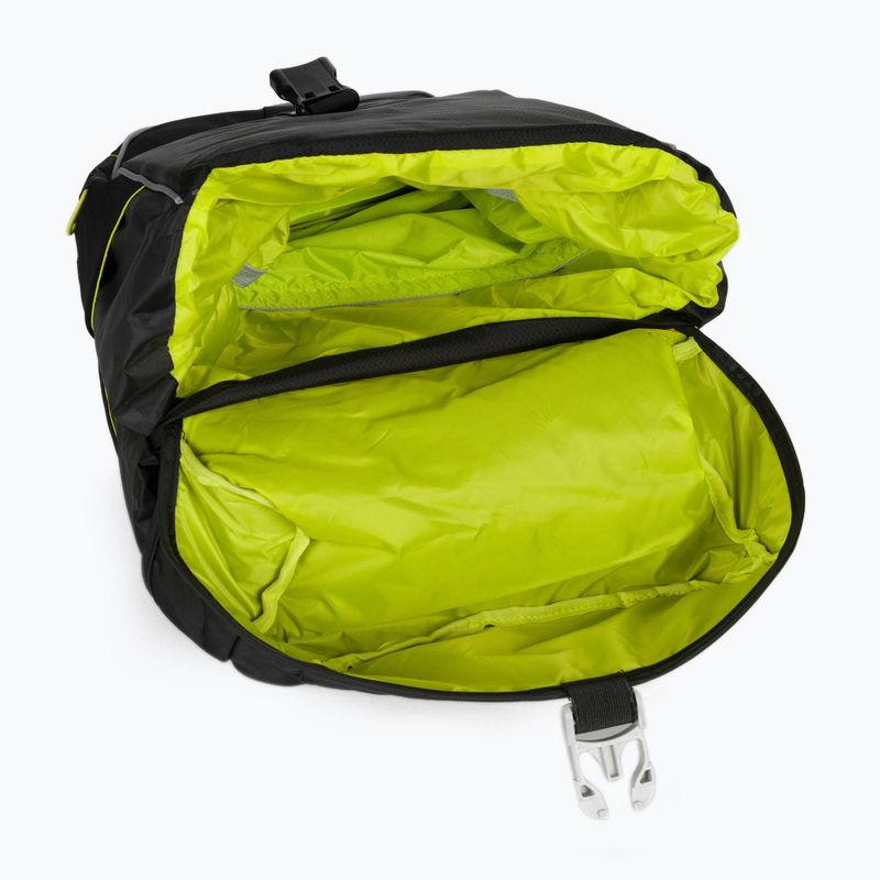Basil Miles Borsa doppia per bici 34 l nero/lime 6
