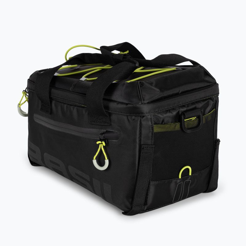 Borsa portabici Basil Miles Trunk 7 l nero/lime 2