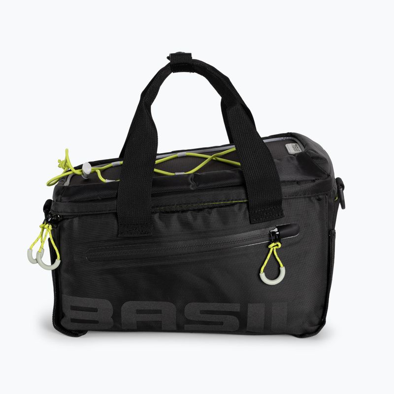Borsa portabici Basil Miles Trunk 7 l nero/lime 3