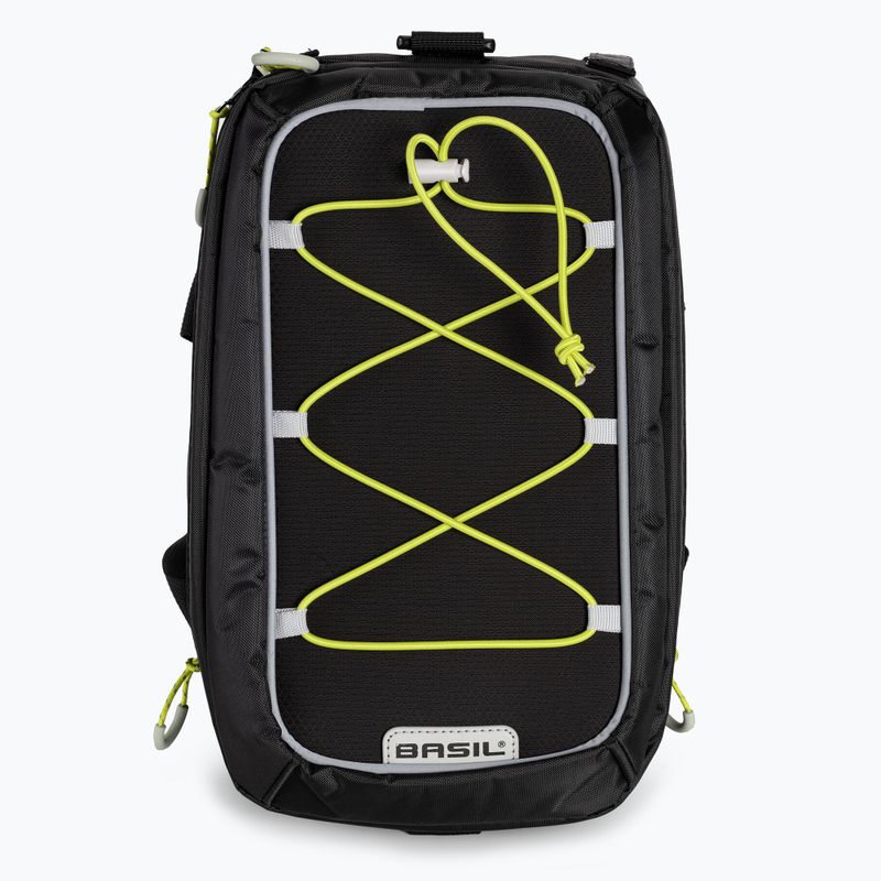 Borsa portabici Basil Miles Trunk 7 l nero/lime 5