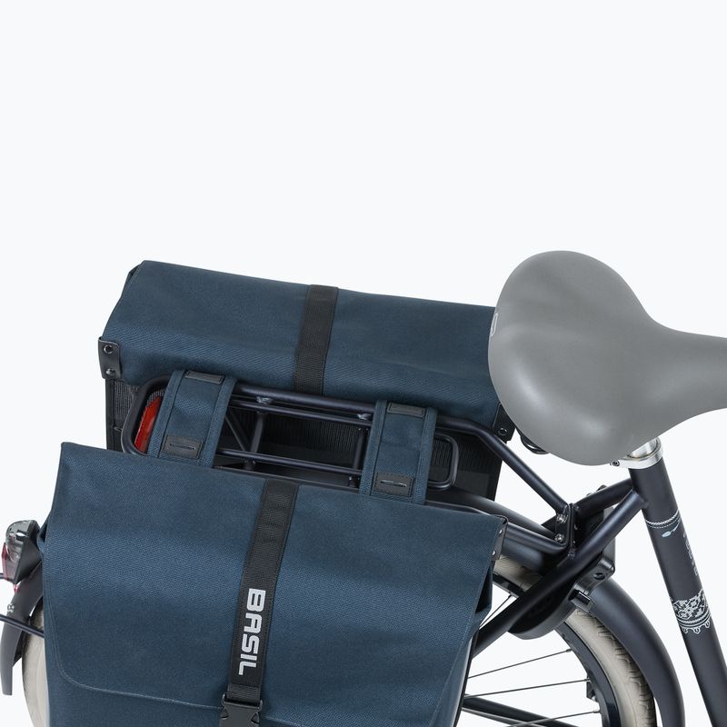 Basil Forte Borsa doppia per bicicletta 35 l navy/blu/nero 8