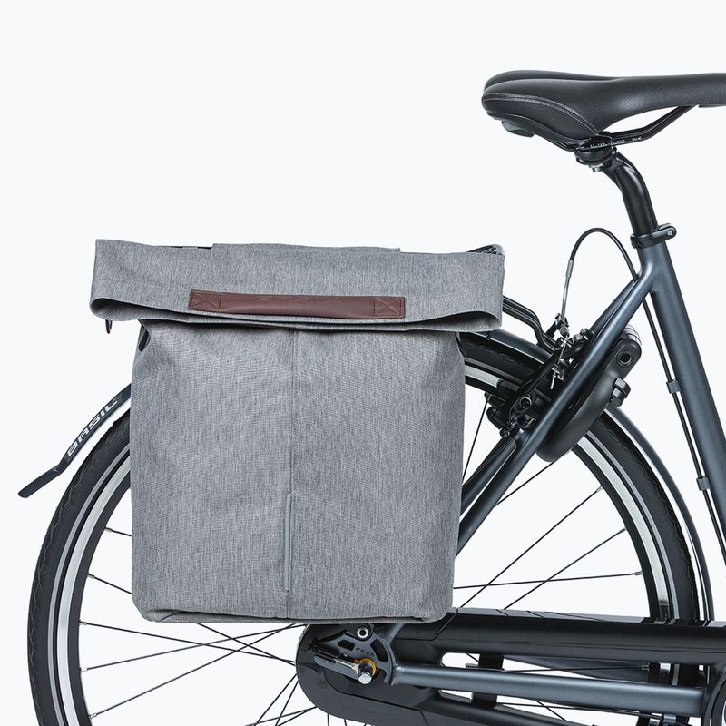 Basil City Shopper 16 l grigia borsa da bici melee 6