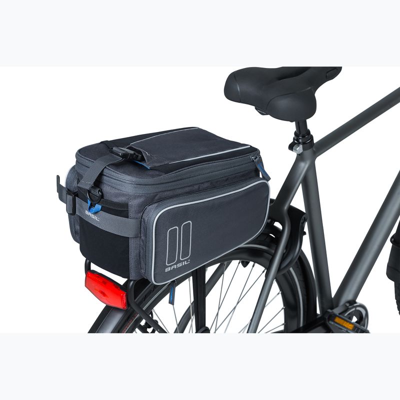 Borsa da bicicletta per portapacchi Basil Sport Design Trunkbag MIK 15 l graphite 8