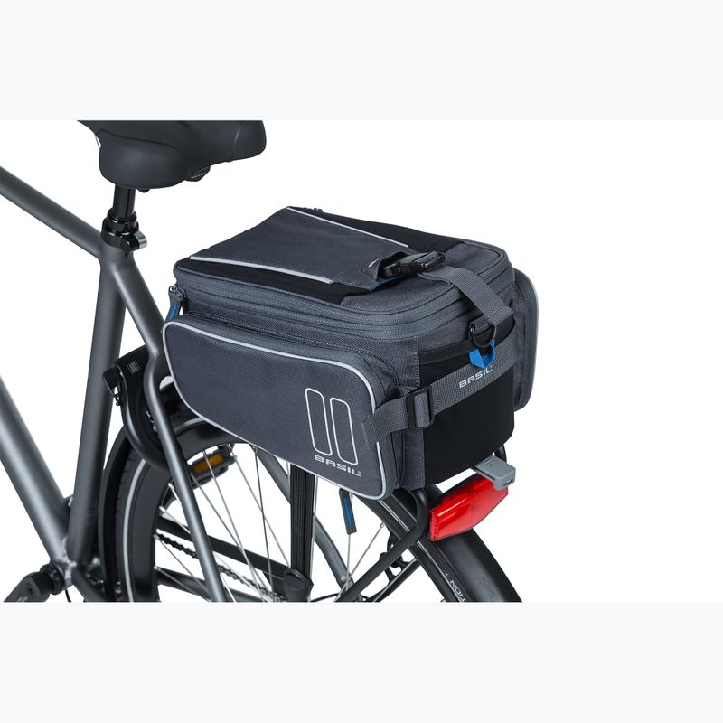 Borsa da bicicletta per portapacchi Basil Sport Design Trunkbag MIK 15 l graphite 9