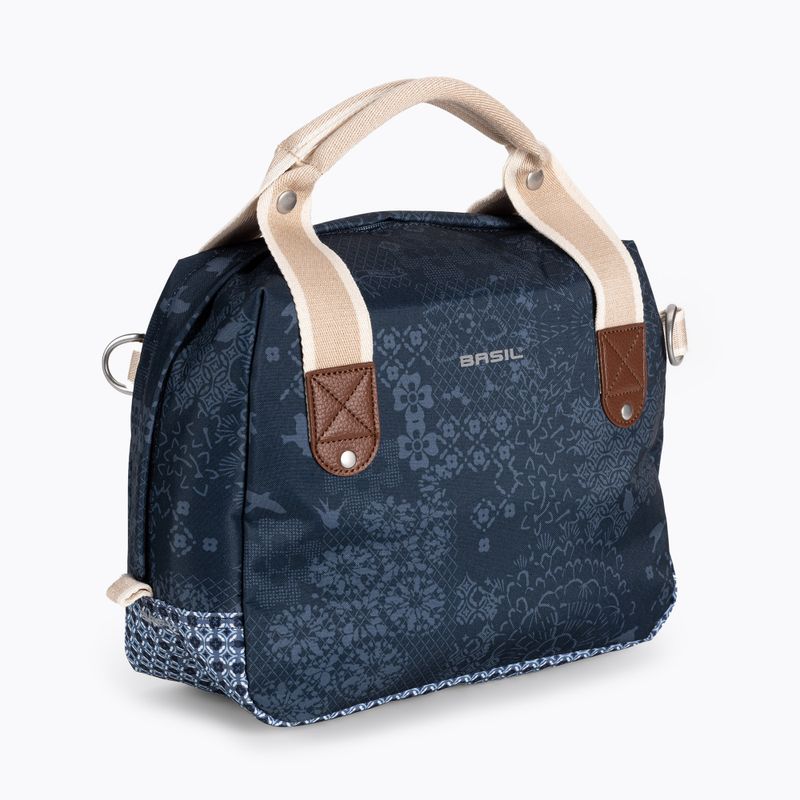 Basil Boheme Borsa da manubrio per bicicletta 8 l blu indaco 3