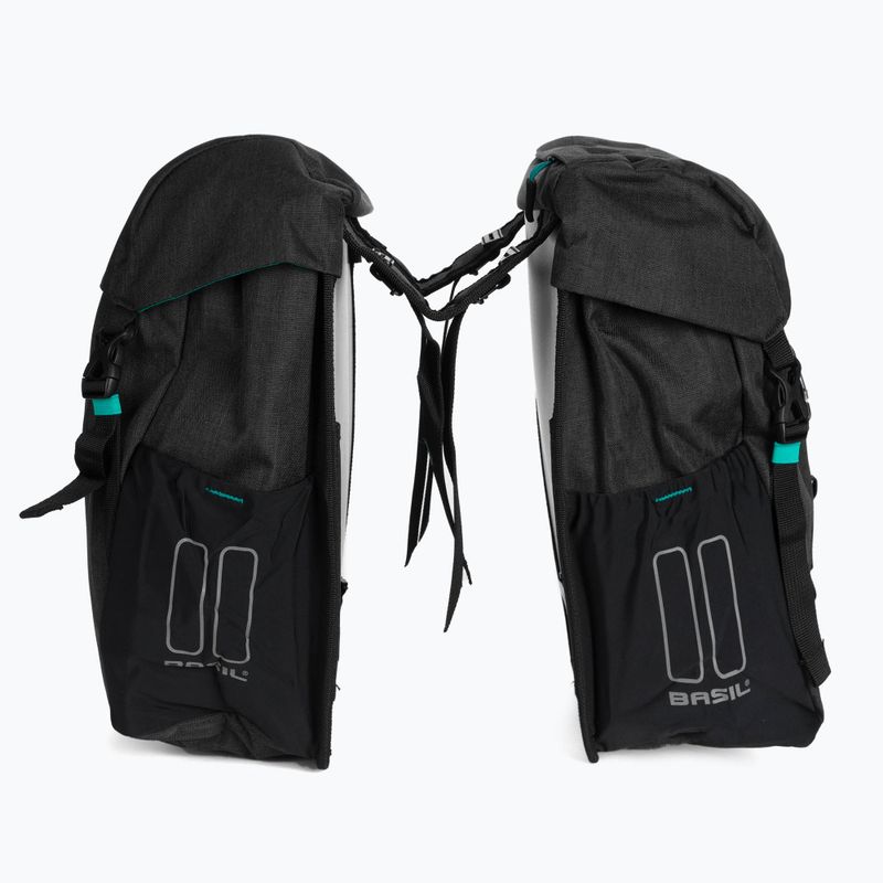 Basil Discovery 365D Borsa doppia 18 l nero borse da bicicletta 4