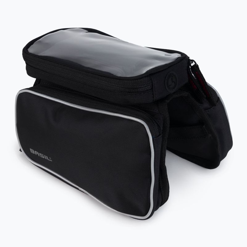 Basil Sport Design Borsa da bicicletta a doppio telaio 1,5 l nero 3