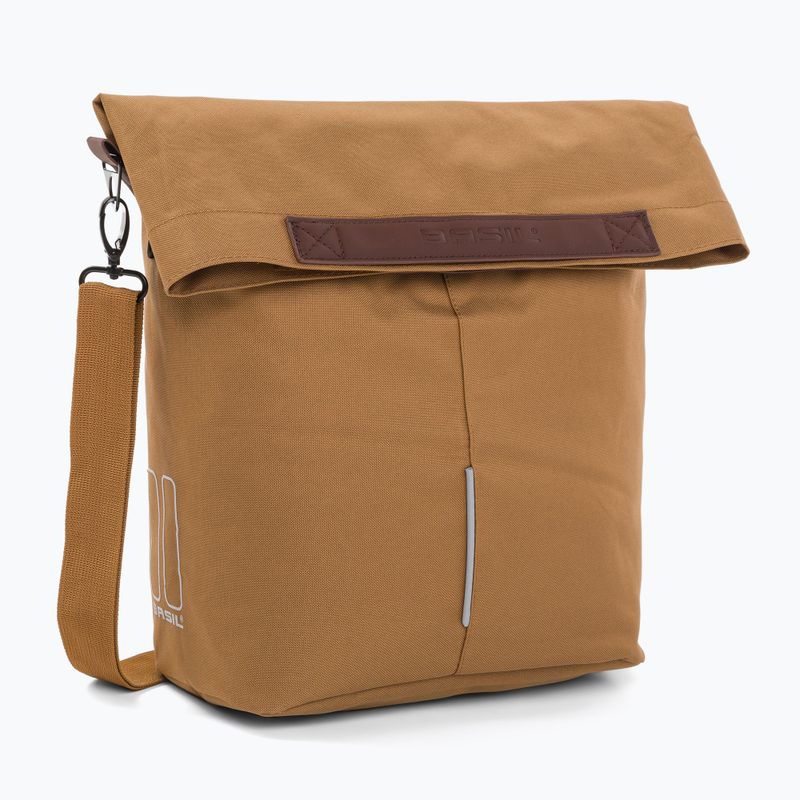Borsa portabici Basil City Shopper 16 l marrone cammello 2