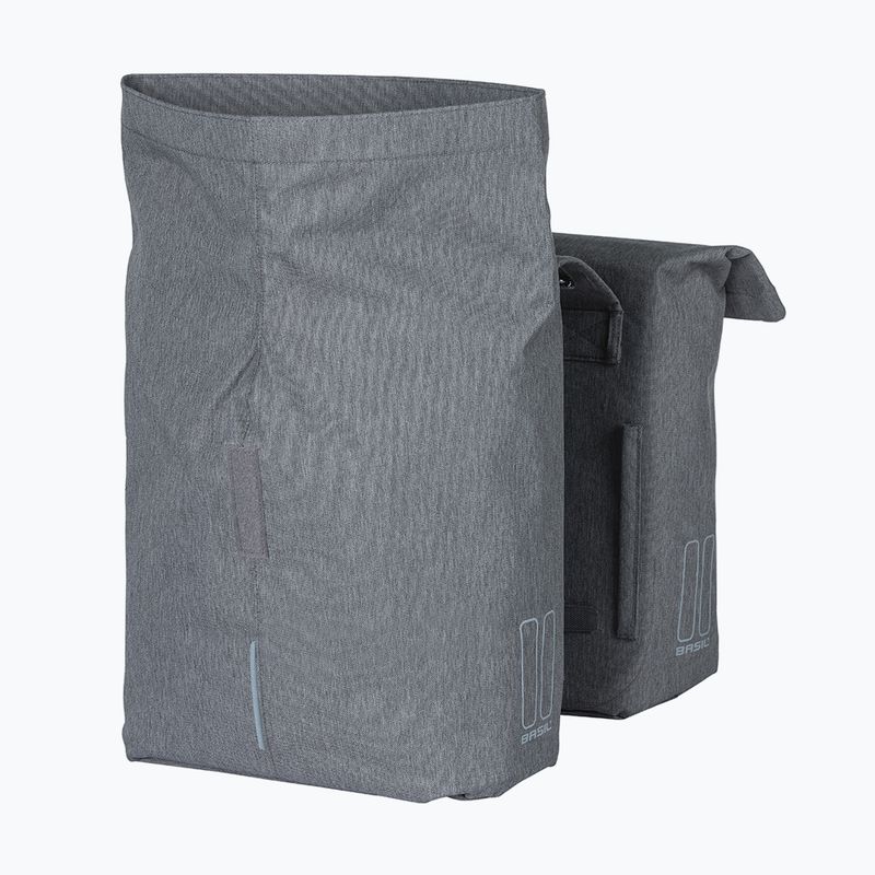 Basil City Double Bag borsa da bici 32 l nero 2