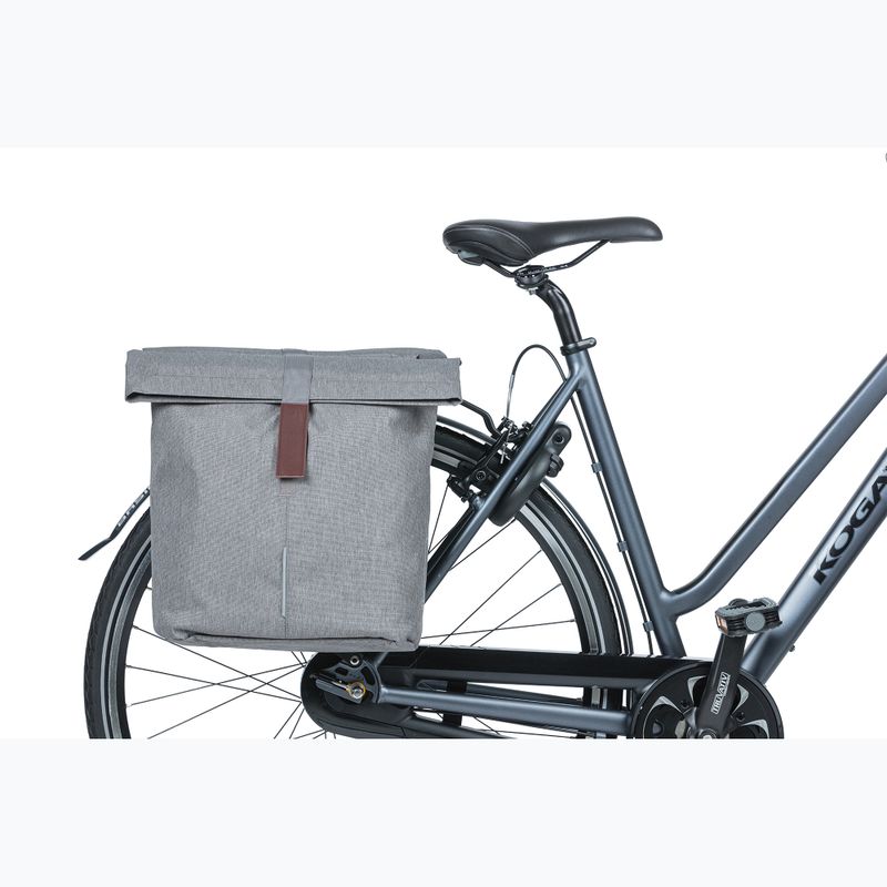 Basil City Double Bag borsa da bici 32 l nero 5