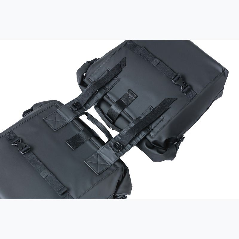 Basil Soho Nordlicht borsa doppia per bicicletta 41 l nero 6