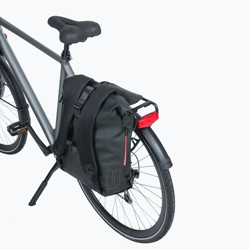 Basil Soho Nordlicht 17 l zaino portabici nero 11