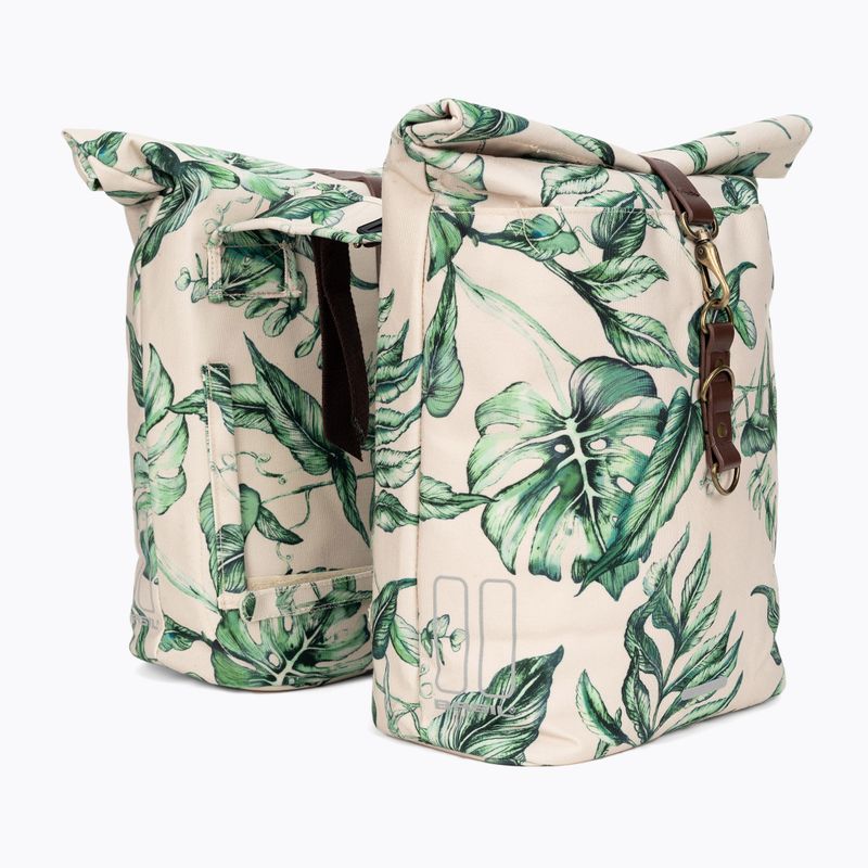 Basil Ever-Green Borsa doppia per bicicletta 32 l sandshell beige