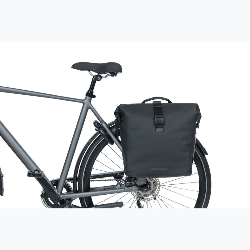 Basil Soho Nordlicht Borsa doppia per bicicletta MIK 41 l nero 6