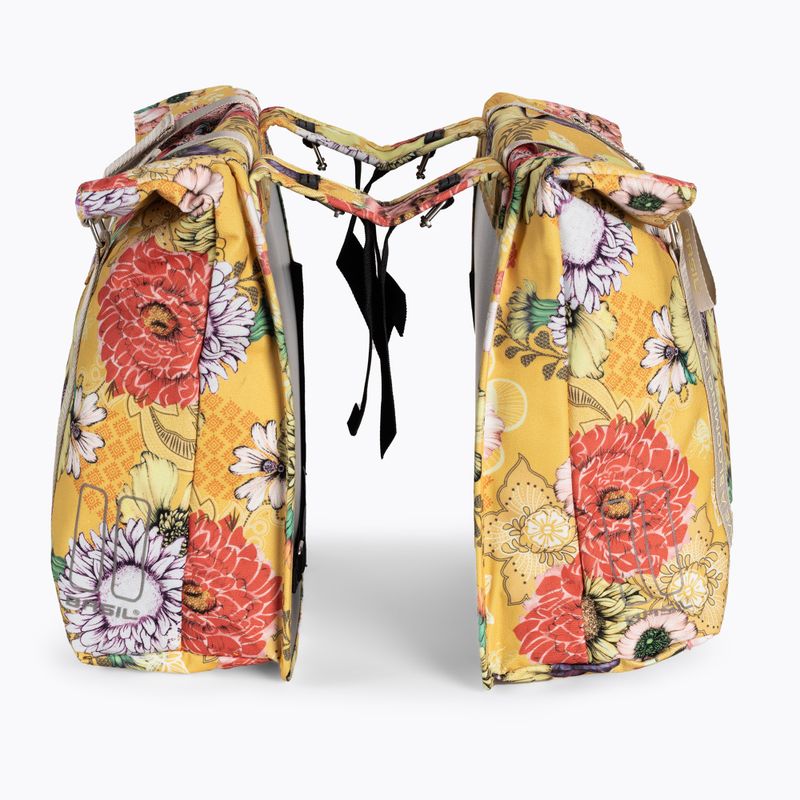 Basil Bloom Field Borsa doppia 28-35 l giallo miele borse da bicicletta 4