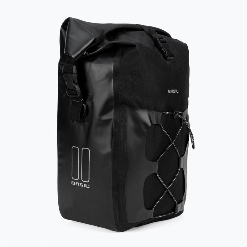 Basil Navigator Borsa singola impermeabile per bici 25-31 l nero 2