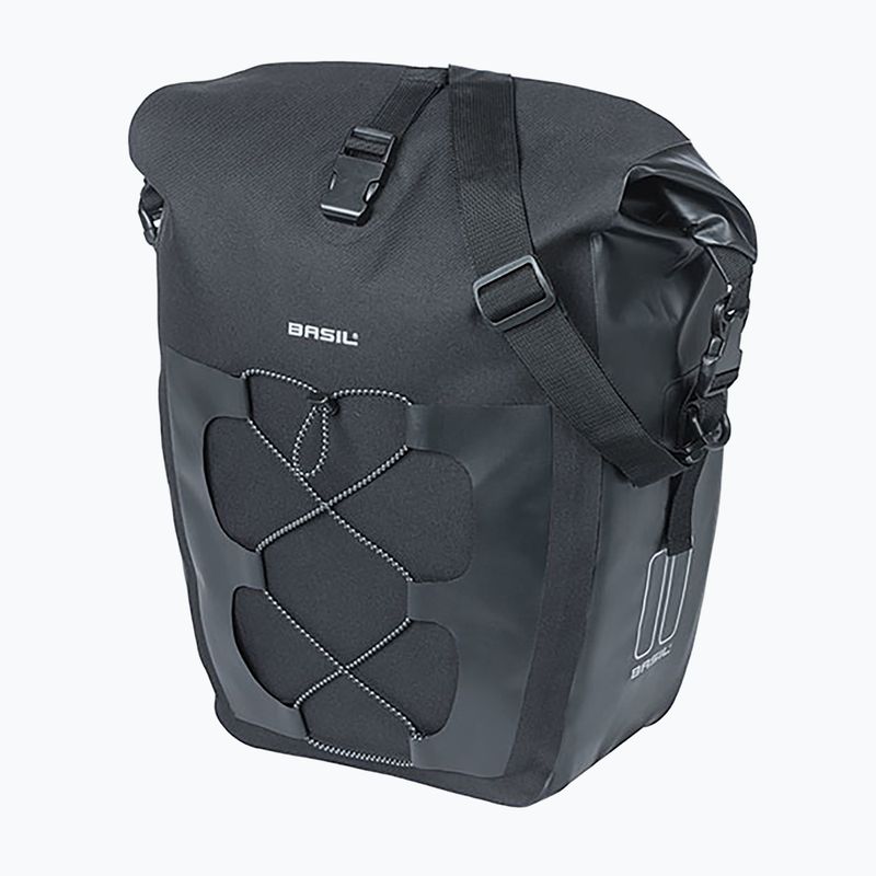 Basil Navigator Borsa singola impermeabile per bici 25-31 l nero 6