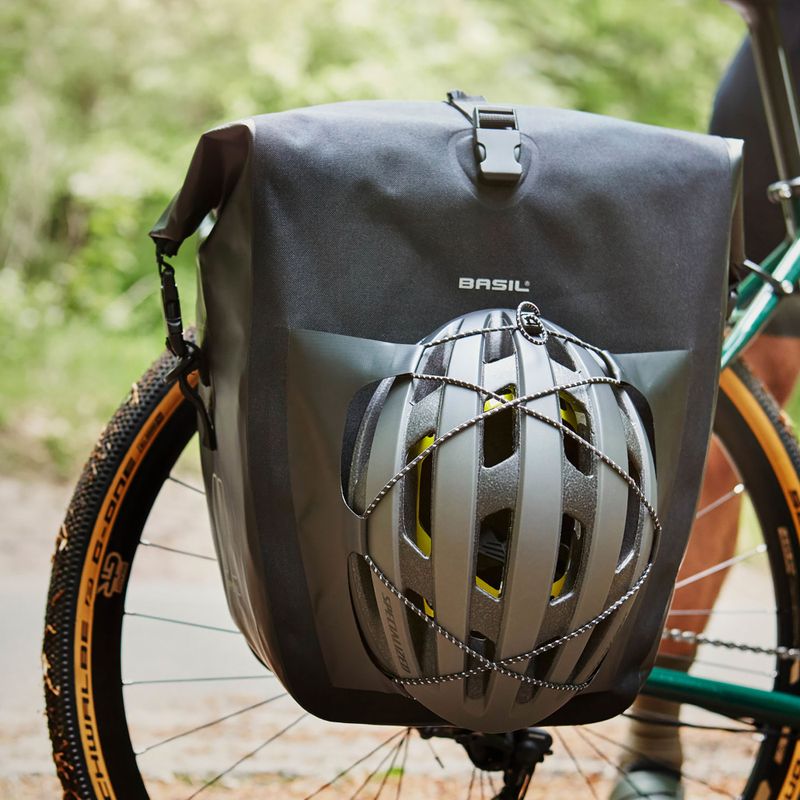 Basil Navigator Borsa singola impermeabile per bici 25-31 l nero 13