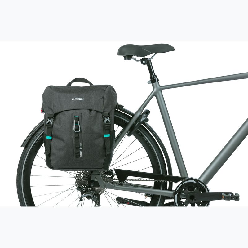 Basil Discovery 365D Borsa singola 20 l nero borsa da bici melee 6