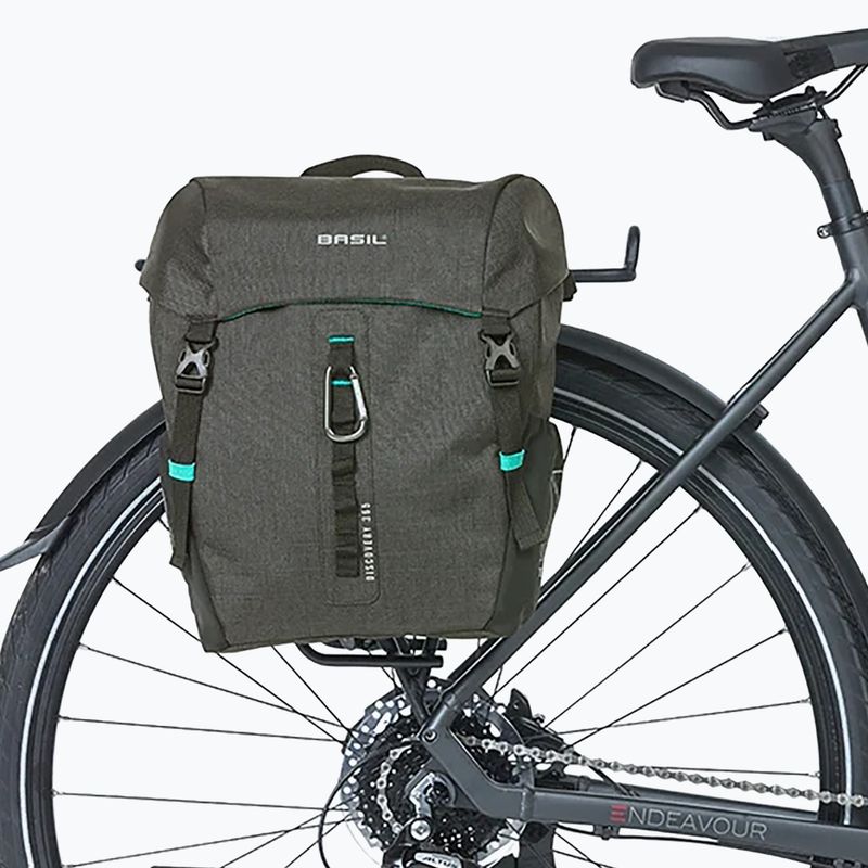Borsa da bici Basil Discovery 365D Single Bag MIK Hooks 9 l black mélange 5