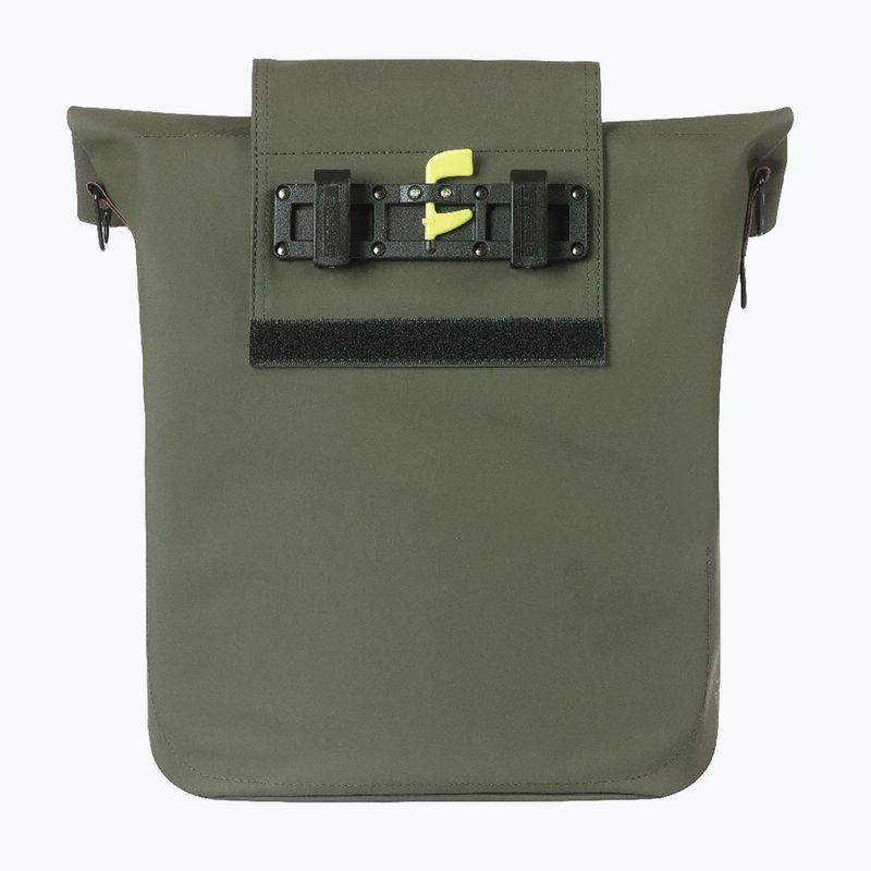 Borsa portabici Basil City Shopper in pelle vegana 16 l verde muschio 3