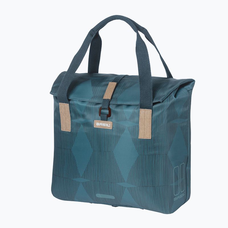 Basil Elegance Shopper 20-26 l estate blu Borsa per portapacchi da bici 3