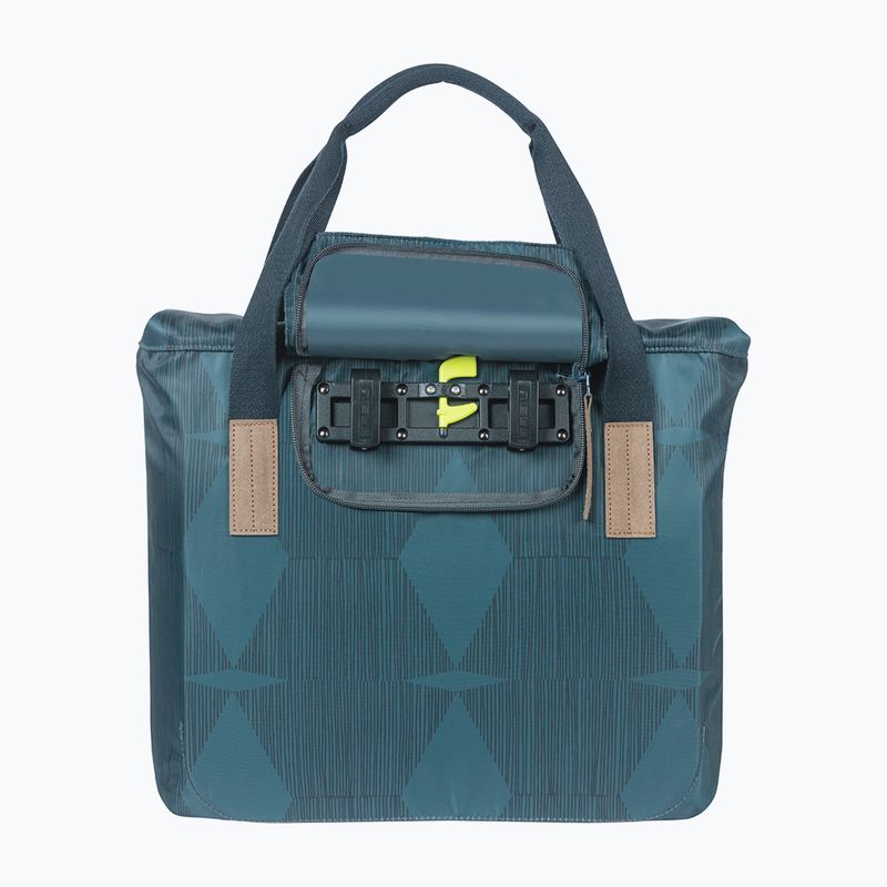 Basil Elegance Shopper 20-26 l estate blu Borsa per portapacchi da bici 4