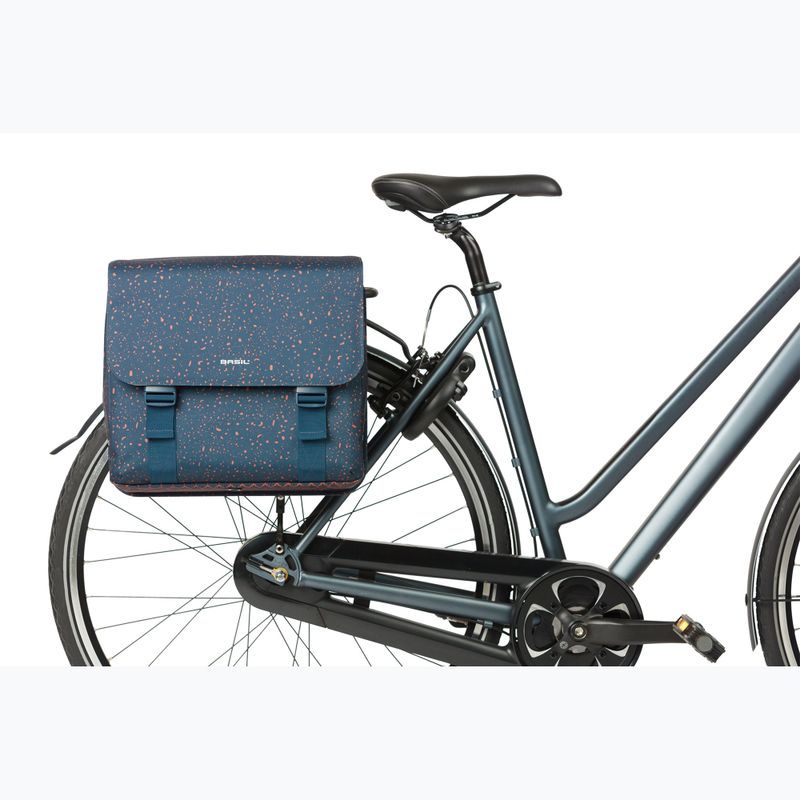 Basil Flair Borsa doppia per bicicletta 35 l navy 6