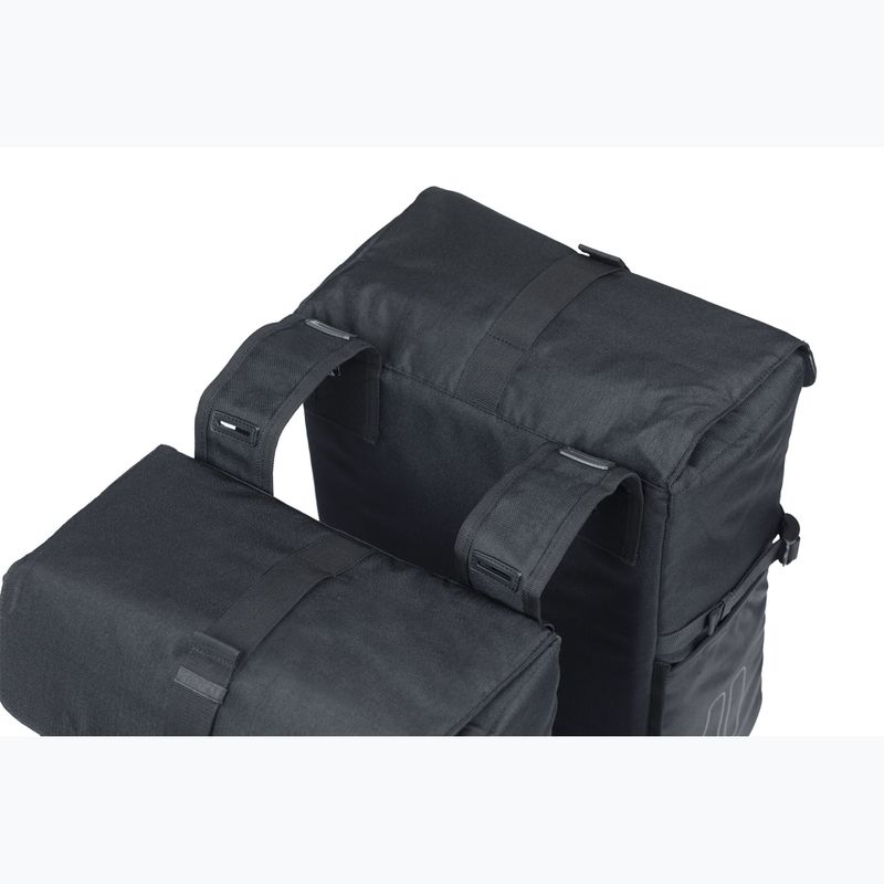 Basil Move Double Bag borsa da bicicletta 30 l nero 3