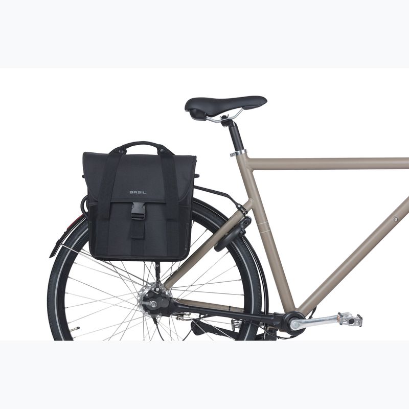 Basil Go Borsa da bici singola 16 l nero pieno 6