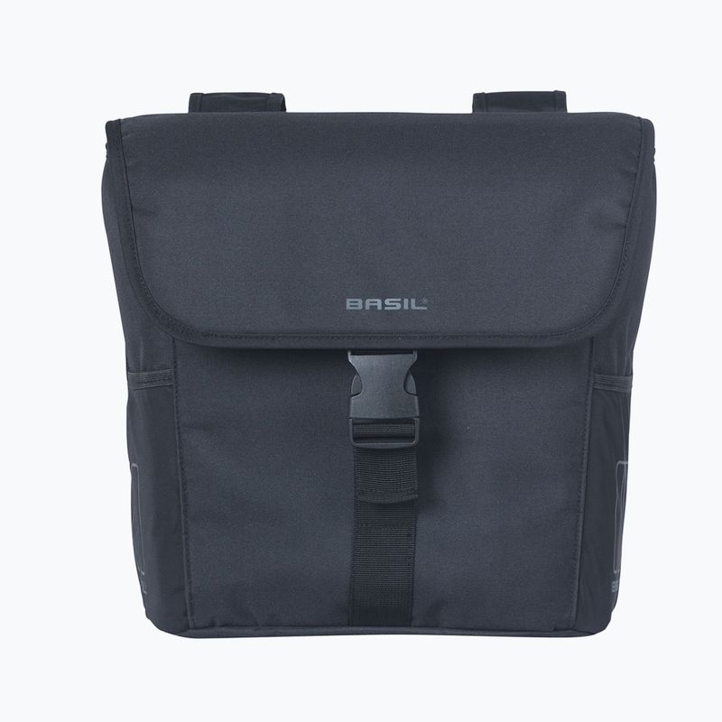 Basil Go Double Bag borsa da bici 32 l nero pieno 2
