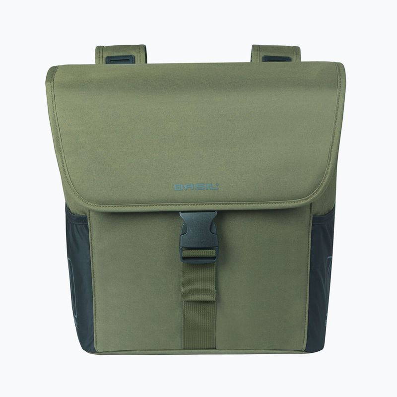 Basil Go Double Bag borsa da bici 32 l verde scuro 2