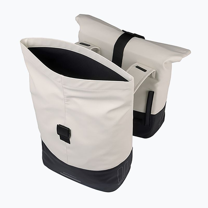 Borsa da bici Basil Cove Double Pannier Bag 32 l off white/black 5