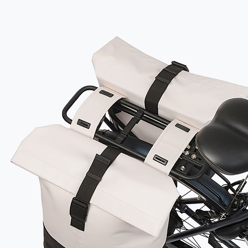Borsa da bici Basil Cove Double Pannier Bag 32 l off white/black 7