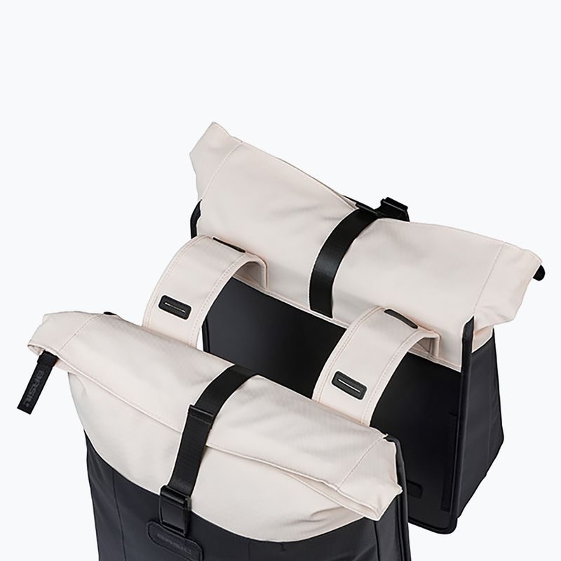 Borsa da bici Basil Vive Double Pannier Bag 35 l off white/black 4